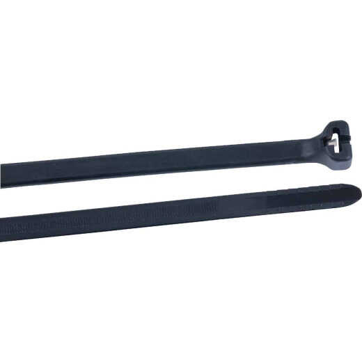 Gardner Bender Precision Lock 11 In. Black Nylon Metal Pawl Cable Tie (10-Pack)