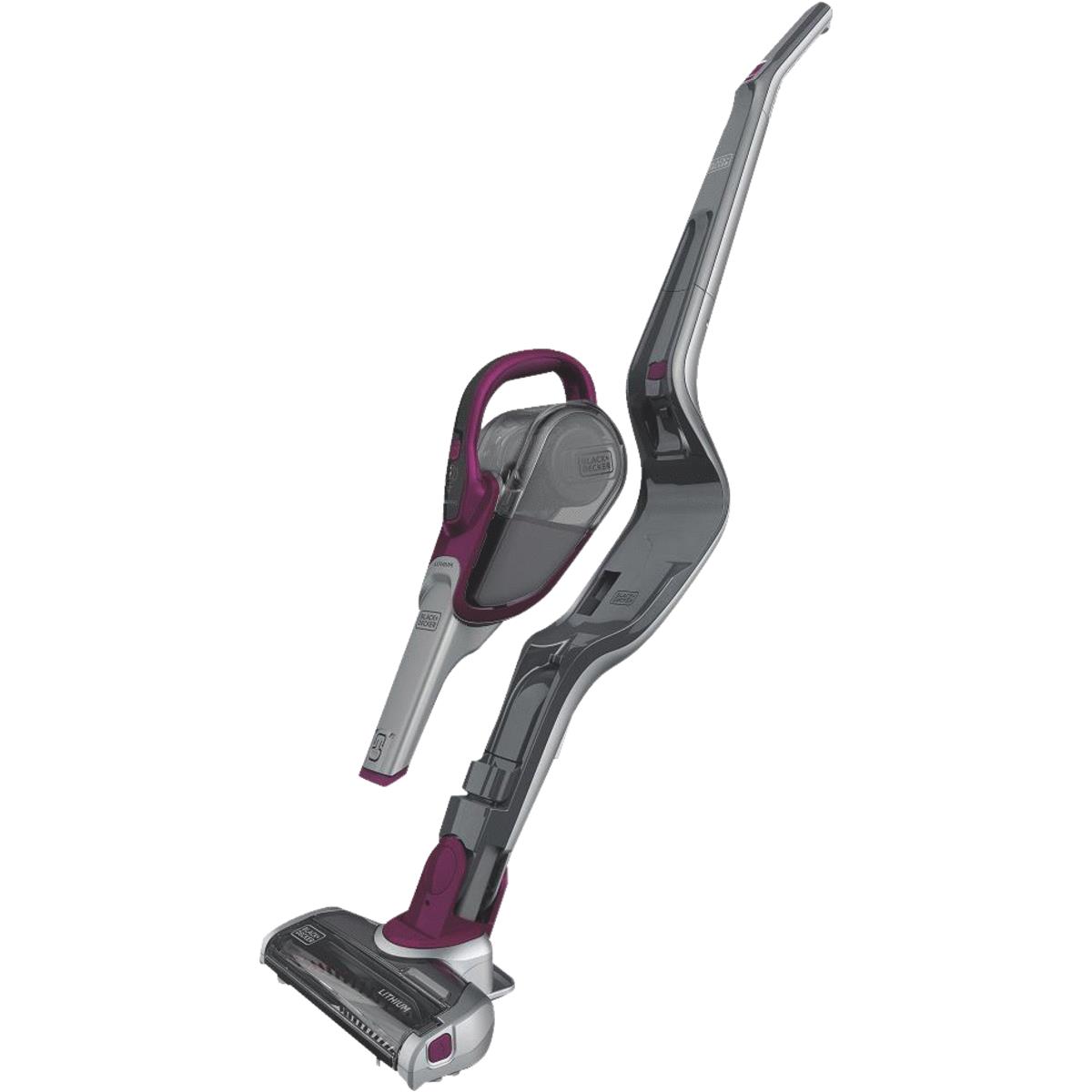 Black Decker SMARTECH 2 In 1 20V Cordless Bagless Stick Vacuum