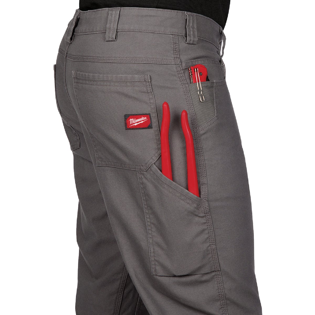 Milwaukee Flex Gray 40 x 34 Heavy-Duty Work Pants - Carr Hardware