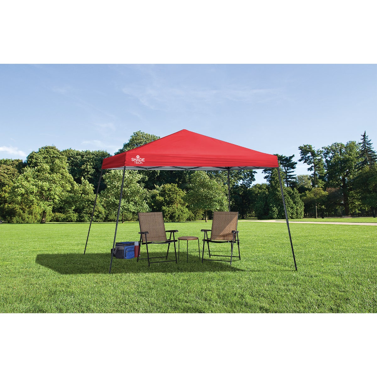 Shade tech instant outlet canopy